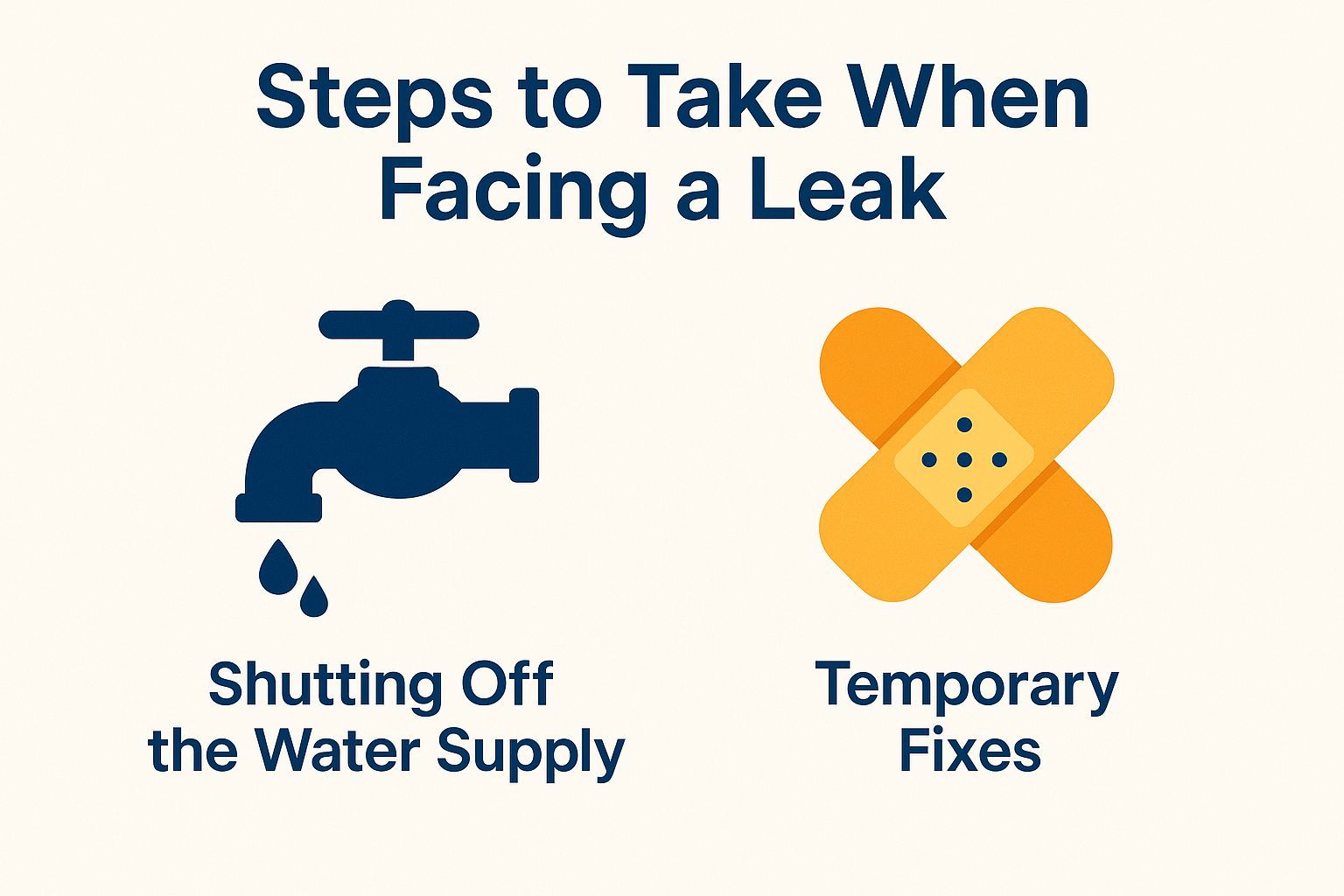 Steps to Take When Facing a Leak